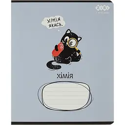 Набір зошитів ZiBi Crazy Cat шкільні 8 предметів 10 шт. (ZB1703-99) - мініатюра 7