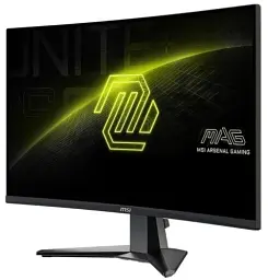 Монітор вигнутий 27" MSI MAG 27C6F, Black, Rapid VA, 1920x1080 (16:9), 0.5 мс, 180 Гц, 250 кд/м², 3000:1, 1500R, 178°/178°, 2xHDMI/DP, VESA 100x100 мм, Adaptive Sync, aRGB - 78%, DCI-P3 - 73%, sRGB - 93% - мініатюра 4