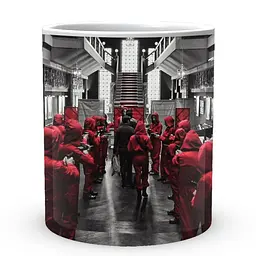 Кухоль GeekLand Паперовий будинок La Casa De Papel war LC 02.10 330 мл білий - мініатюра 3
