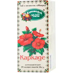 Чай Карпатський чай Хібіскус 1.5 г х 20 пакетів - мініатюра 2