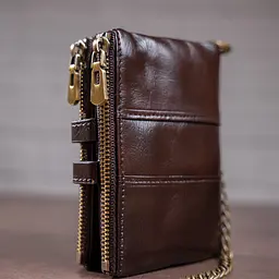 Чоловічий шкіряний гаманець Vintage 8,5х12х3 см acs0015300 - мініатюра 5
