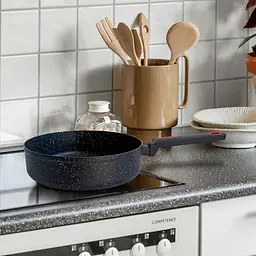 Сковорода Gusto INSTINCT глибока з термоіндикатором 26 см чорна GT-2900-26 - мініатюра 7
