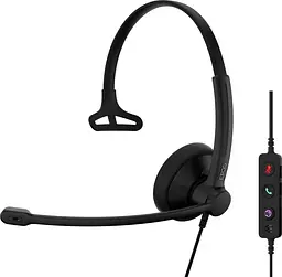 Навушники Epos Impact 100 MS Mono USB-C+A Black (1001419)