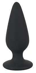 Анальна пробка Black Velvets Heavy Plug Small чорна - мініатюра 2