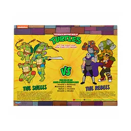 Набір фігурок TMNT Черепашки-ніндзя класичні Леонардо проти Рокстеді, 15 см (81276) - мініатюра 6