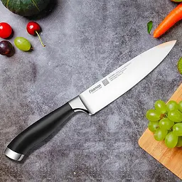 Ніж кухарський Elegance із нержавіючої сталі Fissman клинка 15 см, рукоятки 13 см kuh0009609 - мініатюра 6