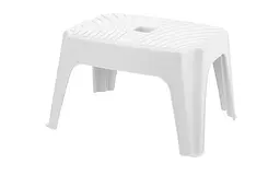 Табурет пластиковий Step 1 38x24,8x22h, білий
