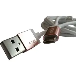 Type-C кабель Aspor A162 30 см Синій срібло
