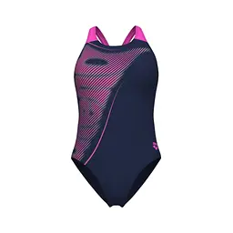 Купальник Arena Bright Glare Swimsuit V Back 008930-790 фіолетовий 40 (3468337533740) - мініатюра 3