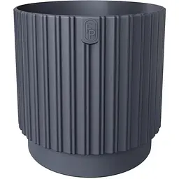 Горщик для квітів Form-Plastic Міка Циліндр Петіт Eco-22 6.7 л антрацит (5310-014)