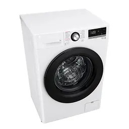 Пральна машина LG фронтальна, 7кг, 1200, A+++, 48см, дисплей, пара, інвертор, білий (F2V3HS6WW) - мініатюра 7