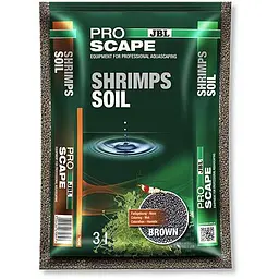 Спеціальний грунт JBL ProScape Shrimps Soil BROWN для акваріума з креветками коричневий 3 л