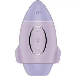 Вакуумний стимулятор клітора з вібрацією Satisfyer Mission Control фіолетовий