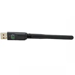 Бездротовий мережний Wi-Fi Адаптер Pix-Link UW07 Black (15264) - мініатюра 2