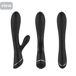 Вібратор Hare Black, 9 функцій вібрації Boss Series 52-00104 100161 - мініатюра 5