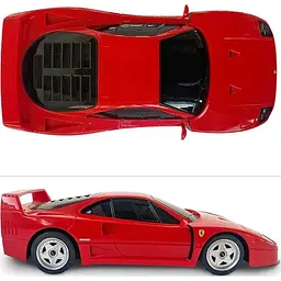 Автомодель на радіокеруванні Mondo Ferrari F40 2020, 1:24 червоний (63581) - мініатюра 4