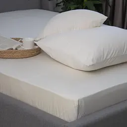 Наволочка декоративна ТЕП Velour з замком 50x70 см молочний (2-05173_35006) - мініатюра 2