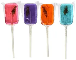 Льодяник із комахою Hotlix Assorted Cricket Sucker 1шт, 28г - мініатюра 2