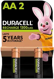 Акумулятор Duracell AA 1300 mAh, 2 шт. (6410548)