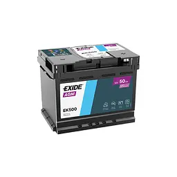 Акумулятор автомобільний EXIDE AGM 50Ah (EK500) - мініатюра 1