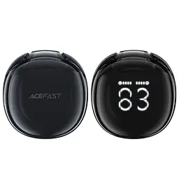 Навушники ACEFAST T9 Crystal (Air) color bluetooth earbuds Obsidian Black - мініатюра 3