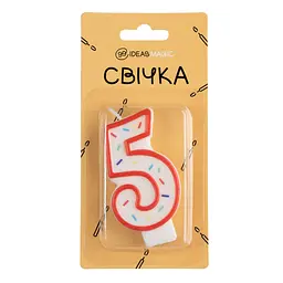 Свічка-цифра "5" 7 см