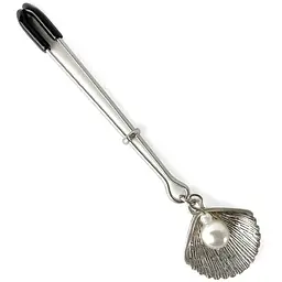 Затискач для клітора Art of Sex - Clit Clamp Silver Pearl
