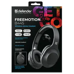 Навушники Defender FreeMotion B445 Bluetooth Black (63445) - мініатюра 11