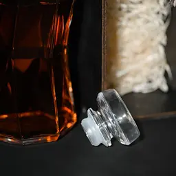 Подарунковий набір віскі Whiskey Stones №11 графин Bormioli Rocco Cassiopea в дерев'яному пеналі - мініатюра 6