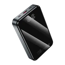 Повербанк - зовнішній акумулятор Hoco Q30A Fast charge 130W 20000mAh чорний - мініатюра 4