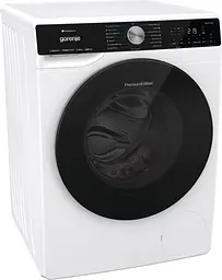 Пральна машина Gorenje фронтальна 10 кг 1400 A+++ 60 см дисплей інвертор пара Wi-Fi підсвітка барабану білий - мініатюра 3