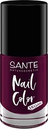 VEGAN-Лак для нігтів Nail Color 04 Plumtheory/Dark Purple SANTE 8 мл
