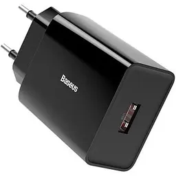 Мережевий зарядний пристрій Baseus Speed ​​Xiaomini 1USB QC 18W CCFS-W01 Black