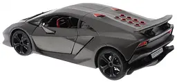 Автомодель - LAMBORGHINI SESTO ELEMENTO (сірий металік, 1:24) 18-21061 - мініатюра 2
