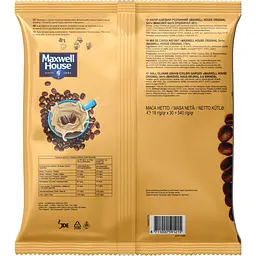 Кавовий напій Maxwell House 3 в 1 SD Original 540 г (30 шт. х 18 г) - мініатюра 2