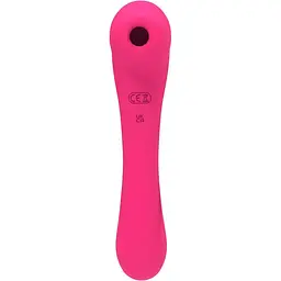 Вібратор та вакуумний кліторальний стимулятор 2 в 1 Alive Quiver Magenta Pink - мініатюра 2