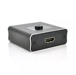 HDMI-сплітер-світч двоспрямований HDMI Switch 2x1 or Splitter 1x2 VEGGIEG H202 - мініатюра 2