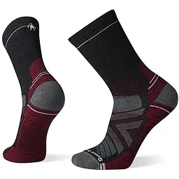 Термошкарпетки чоловічі Smartwool Performance Hike Light Cushion Crew 42-45 Бордовий-Чорний