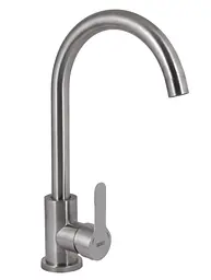 Змішувач для кухні Brinex Pure 015F U-образний Nickel BRIPUR015FNKL