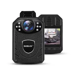 Нагрудний відеореєстратор BOBLOV KJ21 2K 1296P IP66 з потужним акумулятором та широким функціоналом, кутом огляду 140°