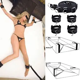 Система фіксації для ліжка I’MCUM Bed Bond Set Універсальний розмір Чорний (IM-SM222) - мініатюра 5