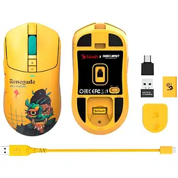 Миша Bloody R72 Ultra Wireless Renegade Sunset [132073] - мініатюра 10