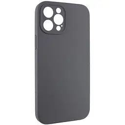 Чохол Silk Full Camera Protective (AA) NO LOGO для Apple iPhone 12 Pro (6.1") Сірий / Dark Gray - мініатюра 2