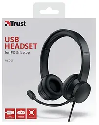 Гарнітура для ПК Trust Rydo On-Ear USB Black (24133_Trust) - мініатюра 10
