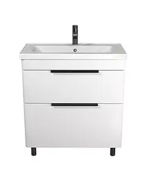 Тумба Мойдодир Iris 80 з умивальником Fenova 80 Білий - мініатюра 4
