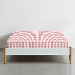 Простирадло на резинці в дитяче ліжечко Cosas Pink Check 60х120х12 см (PinkCheck_120) - мініатюра 3