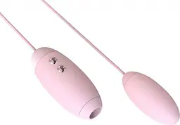 Вакуумний стимулятор з віброяйцем 2 в 1 KissToy Miss VV Pink (SO3761) [95842] - мініатюра 2