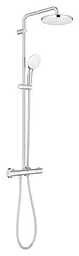 Душова система з термостатом для настінного монтажу Grohe Tempesta System 210 26811001, Хром - мініатюра 2