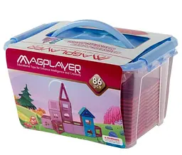 Конструктор магнітний Magplayer, 86 елементів (MPT-86) - мініатюра 2