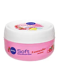 Зволожуючий крем Nivea Soft Я кокетлива малинка, 100 мл - мініатюра 3